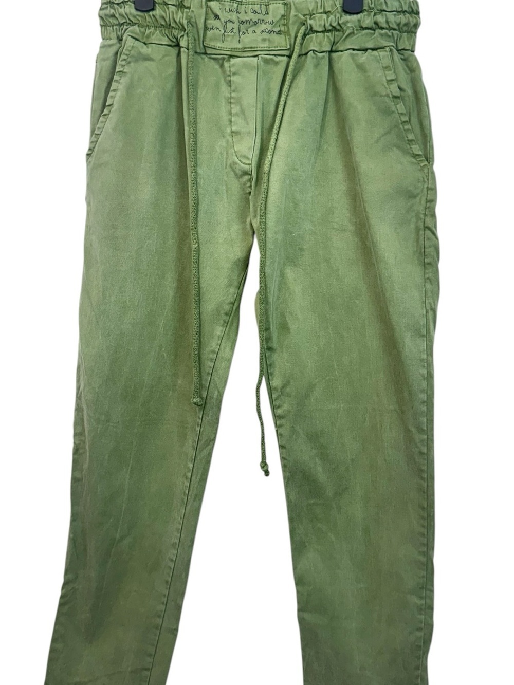 Meo Meli Venti 6 Italian Distressed Hem Drawstring Joggers 91030